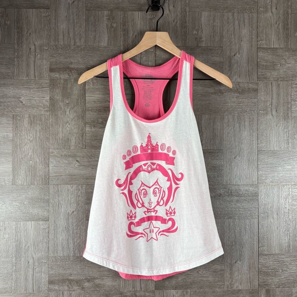 Universal Studios Super Nintendo World Princess Peach Castle Racerback Tank Top